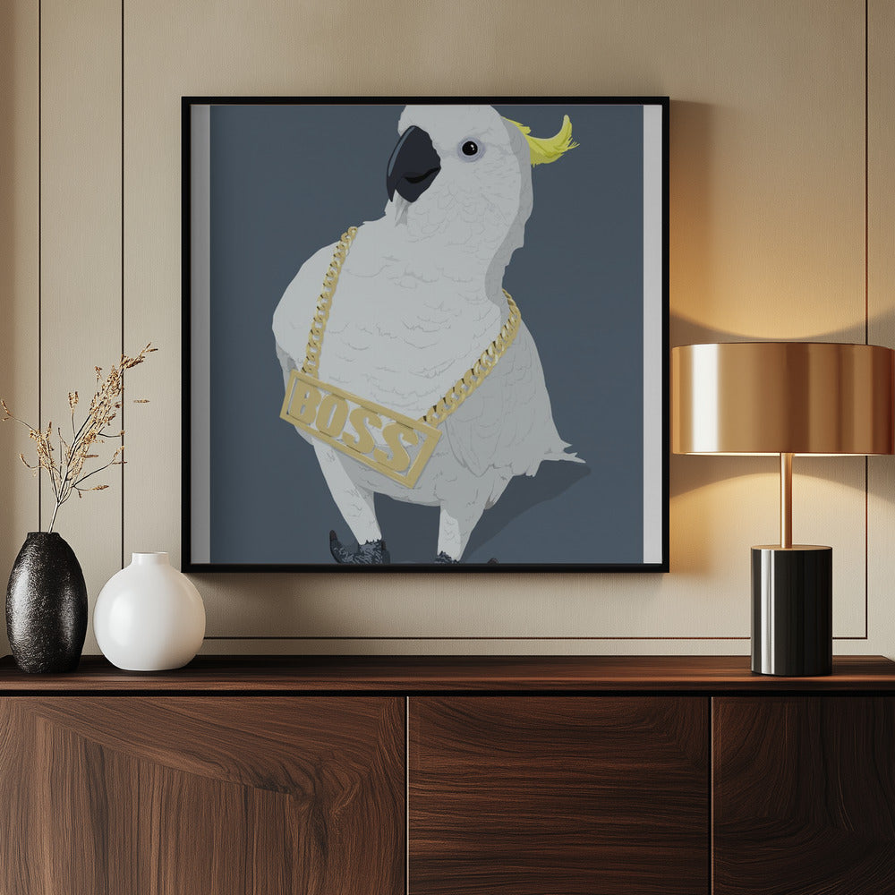 Swag Parrot Poster och Canvastavla