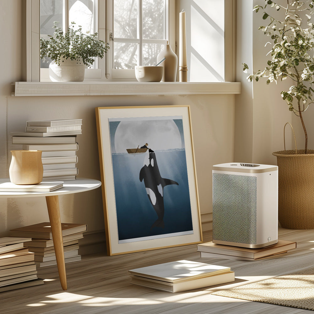 Orca Poster och Canvastavla