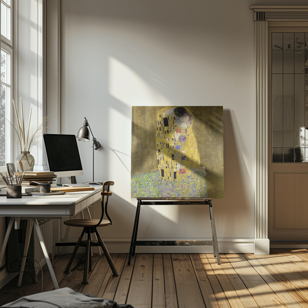 The Kiss (1907–1908) Poster och Canvastavla