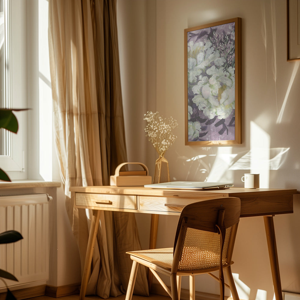 Eliany painterly bouquet Poster och Canvastavla