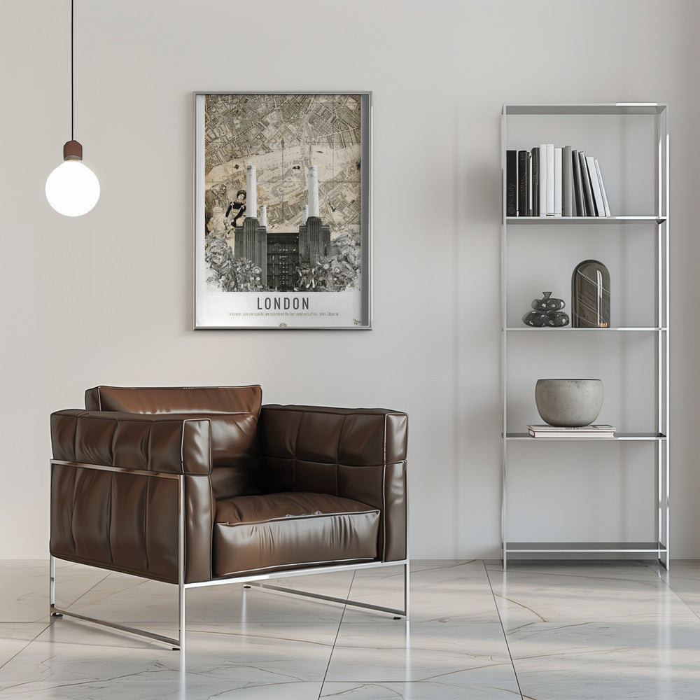 London Battersea (City Breaks) Poster och Canvastavla