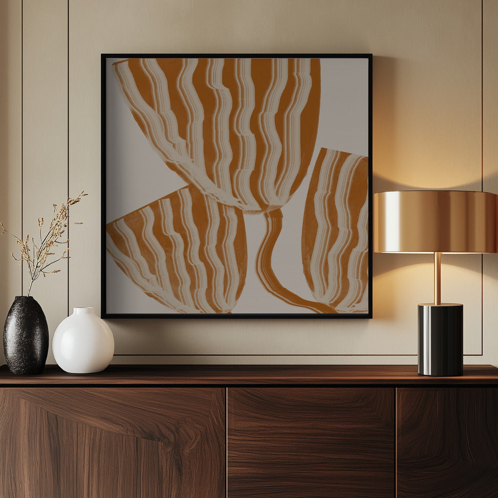 Modern Flowers Poster och Canvastavla