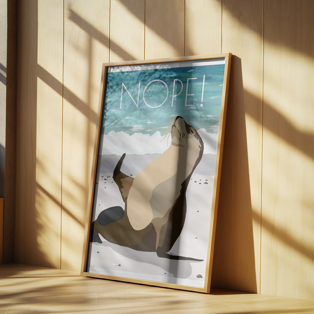 Nope! Poster och Canvastavla