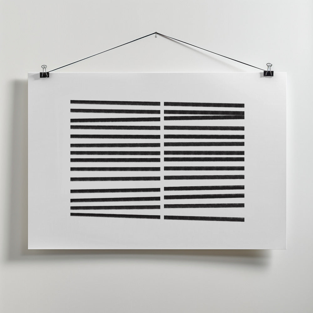 Calming Lines No 2 Poster och Canvastavla