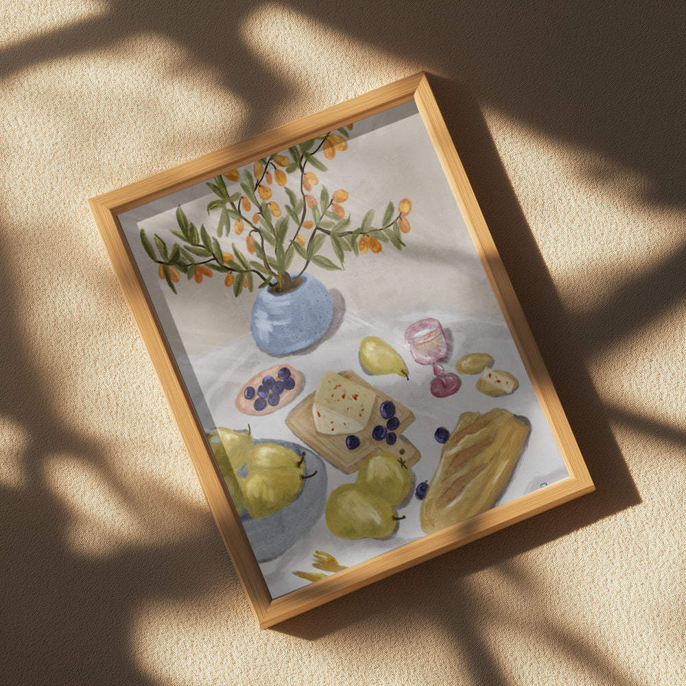 Gin and Tonic In the Afternoon Sun Illustration Poster och Canvastavla