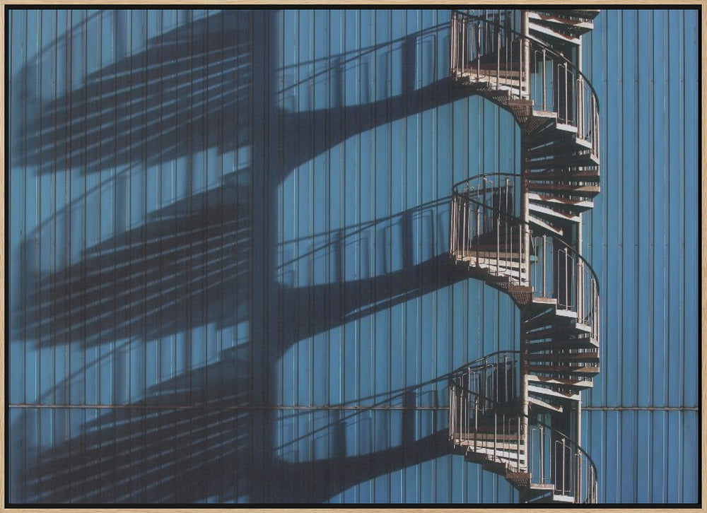 Spiral Staircase and shadows Poster och Canvastavla