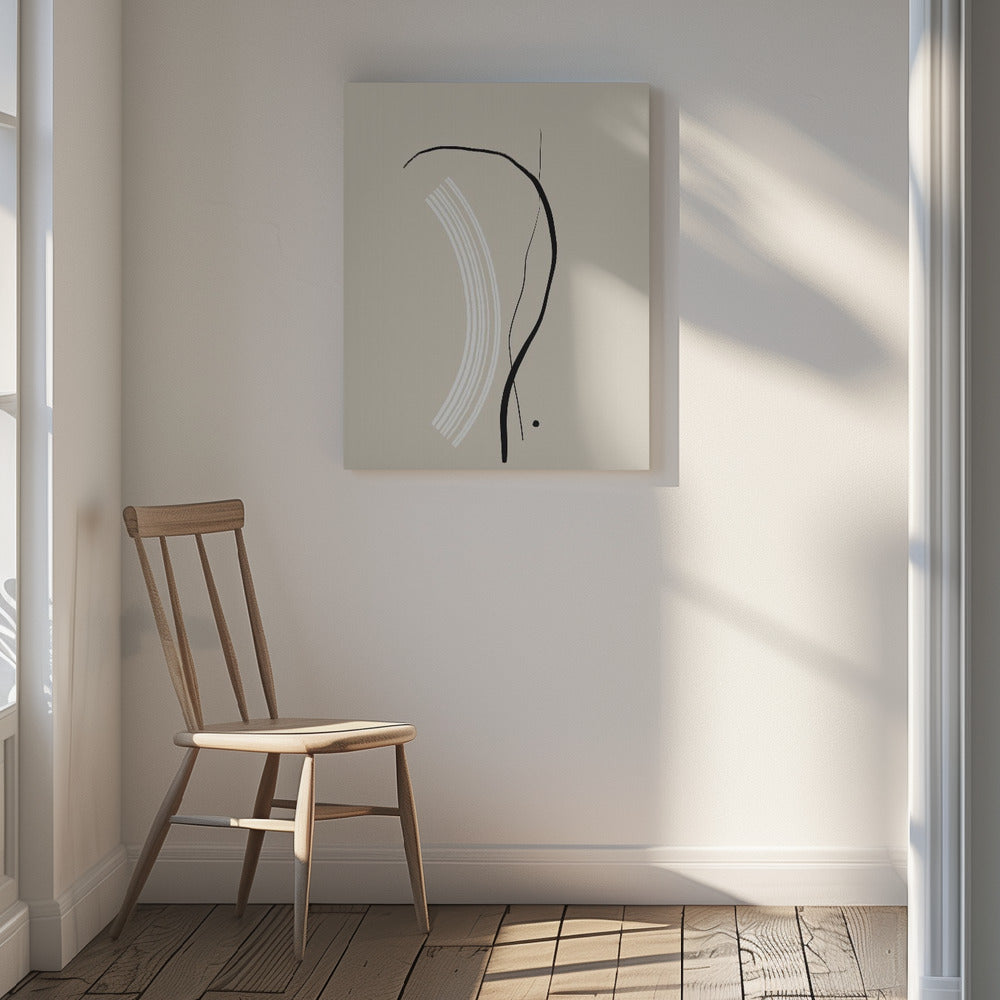 Composition of Lines - The First Poster och Canvastavla