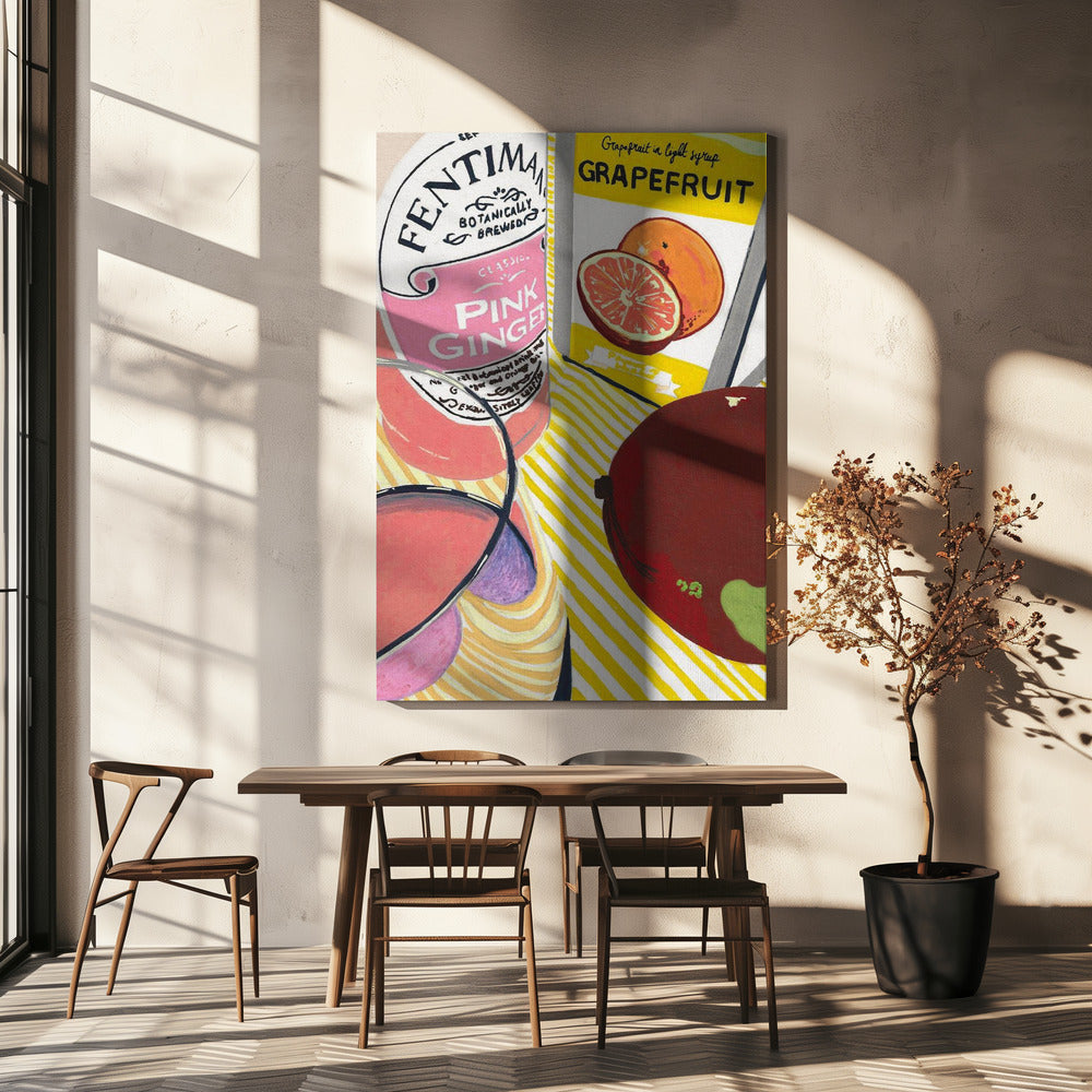 Fentimans Pink Ginger Poster och Canvastavla