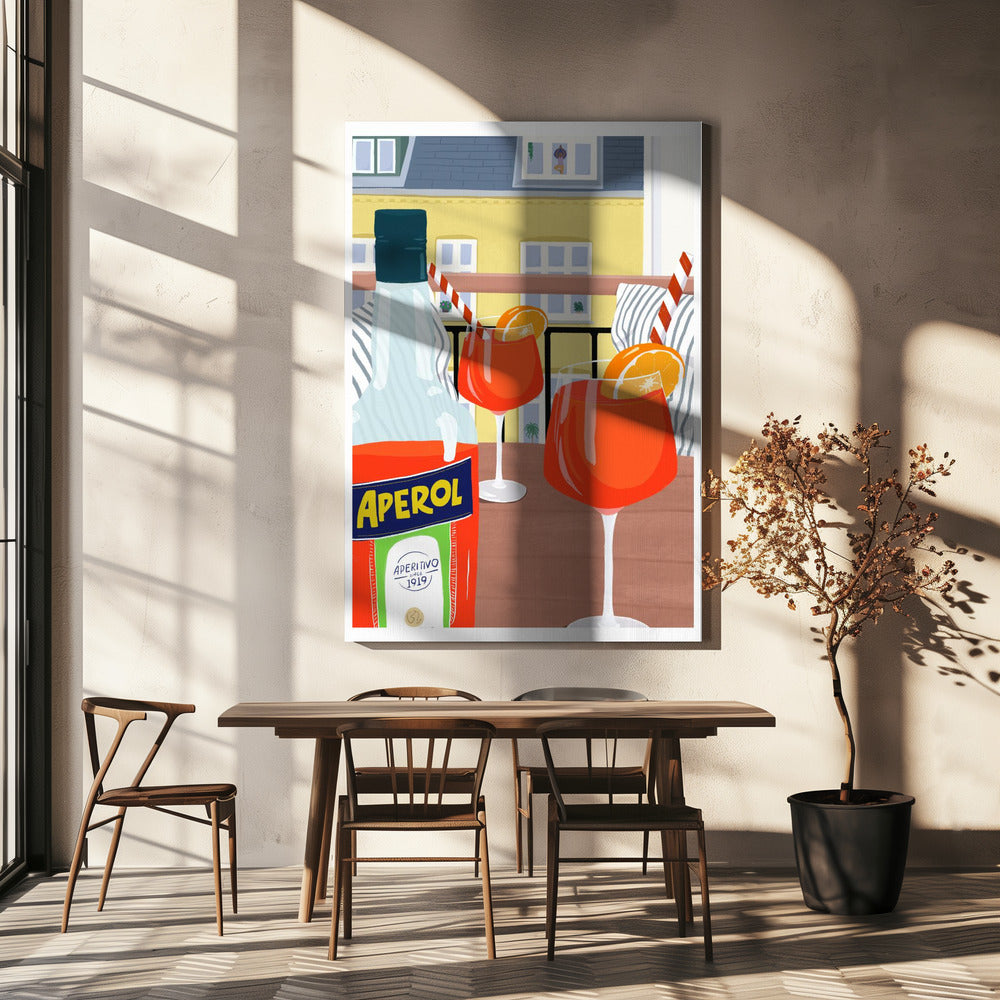 Balcony "Hygge" Poster och Canvastavla