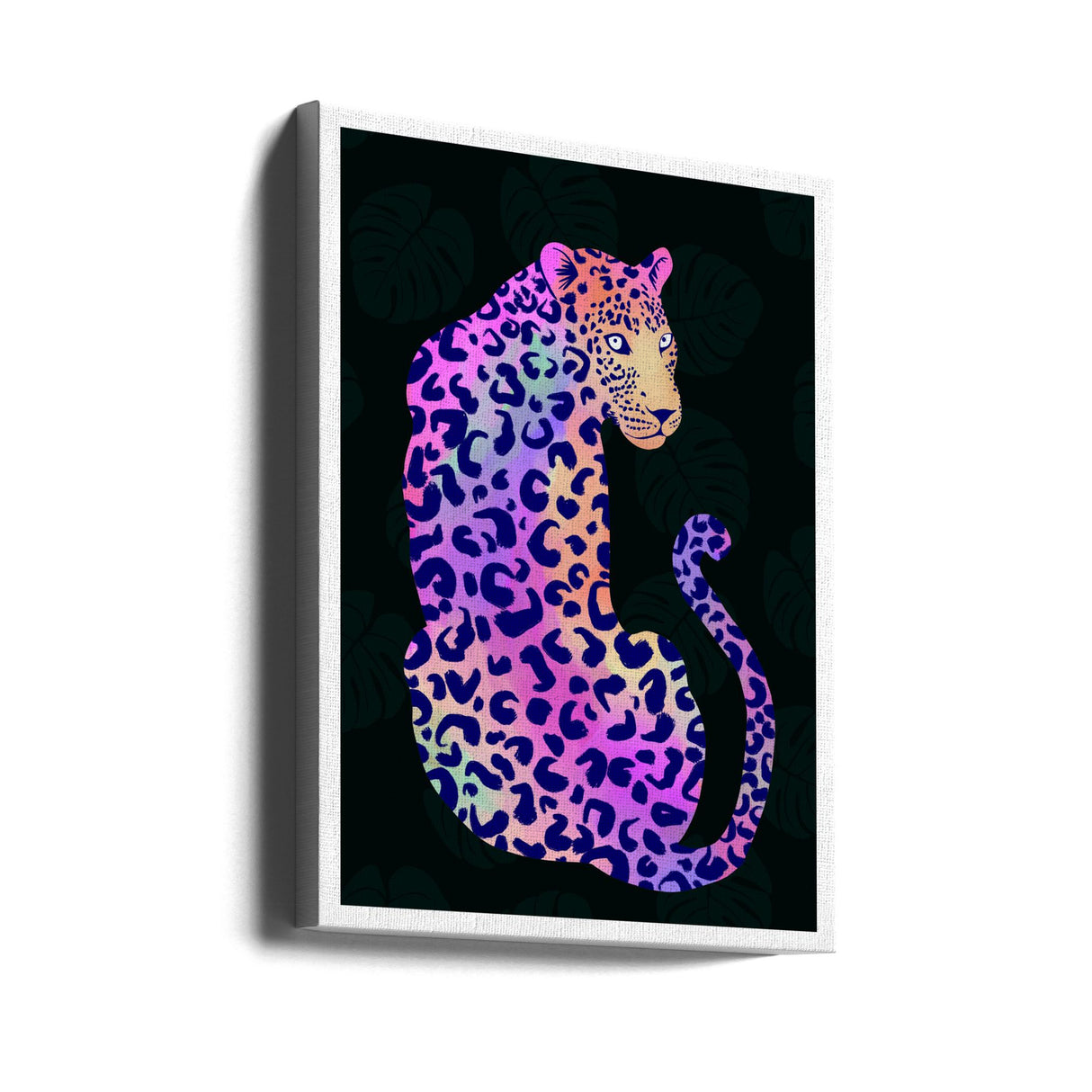 Iridescent Leopard Poster och Canvastavla