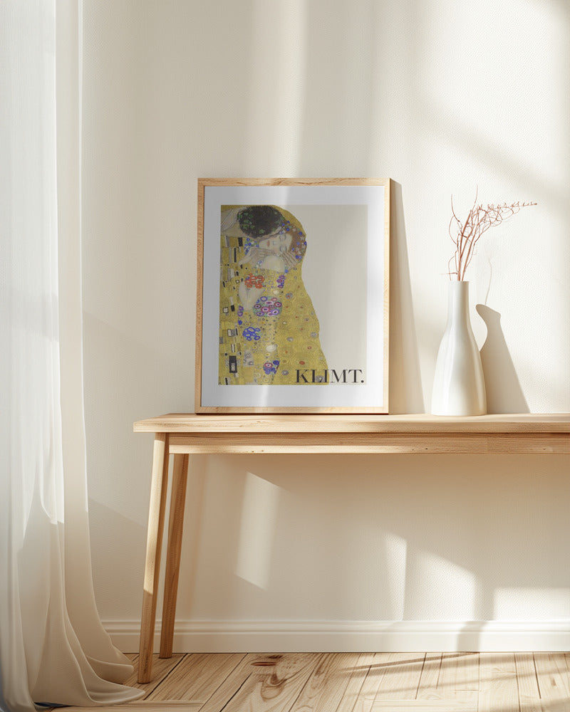 The Kiss (1907–1908) Special Poster Crop Poster och Canvastavla