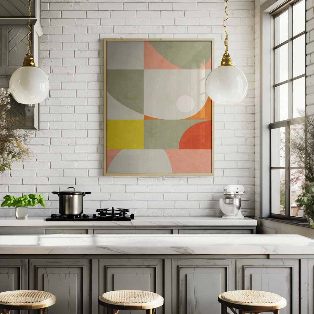 Summer Circles22 1 V Poster och Canvastavla