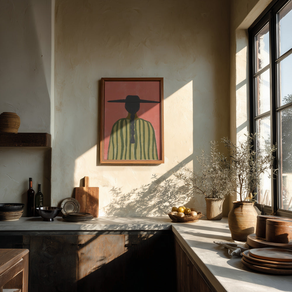 Southwester Woman No.2 Poster och Canvastavla