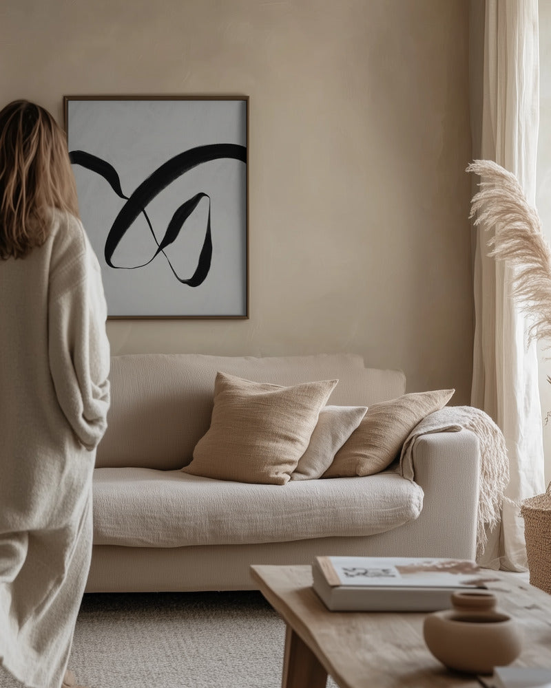 Blackstrokesno9 Poster och Canvastavla