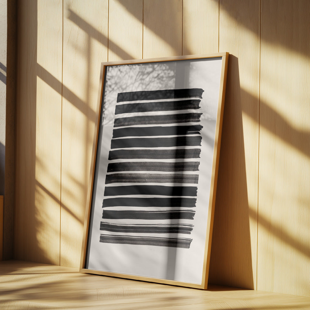 Stripes_Beige Poster och Canvastavla