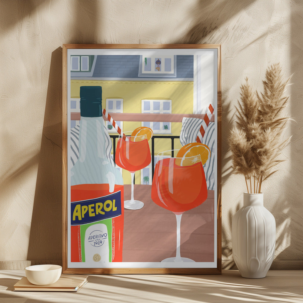 Balcony "Hygge" Poster och Canvastavla