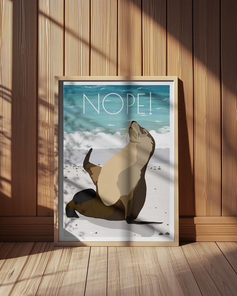 Nope! Poster och Canvastavla