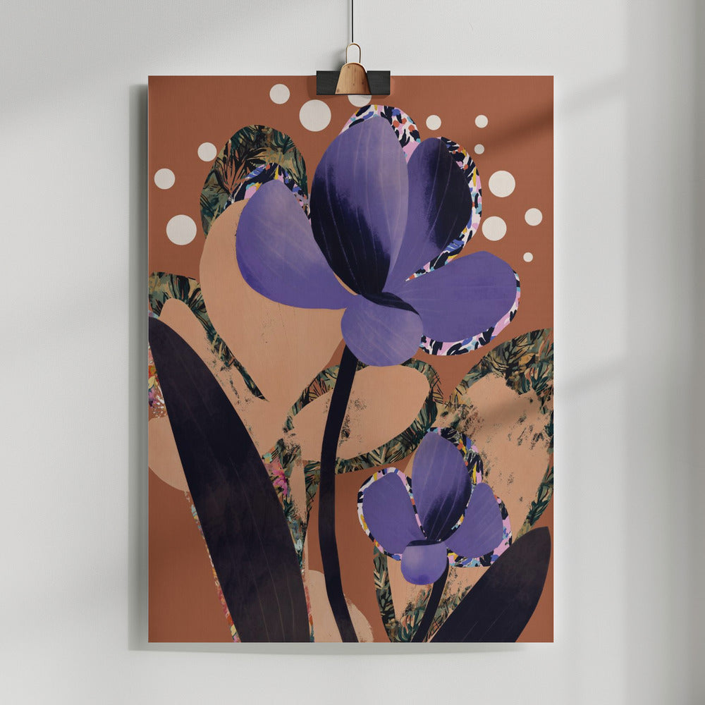 Purple Beauty Poster och Canvastavla