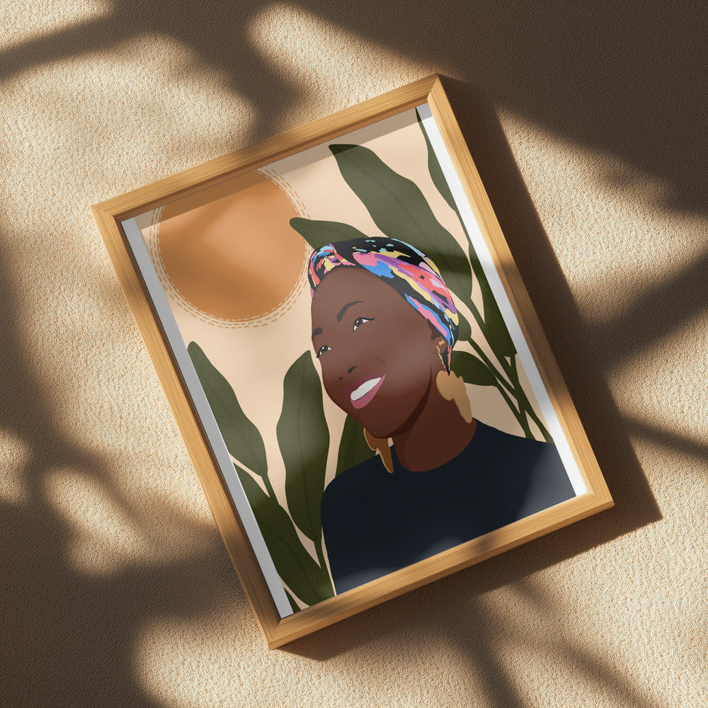 Sunny smile Poster och Canvastavla