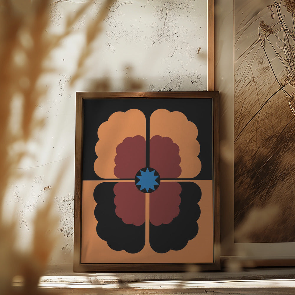 Pansy 1970 Poster och Canvastavla