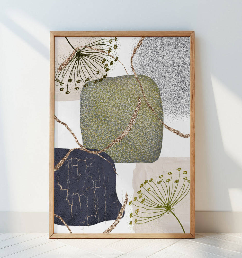 Green-Grey-2 Poster och Canvastavla