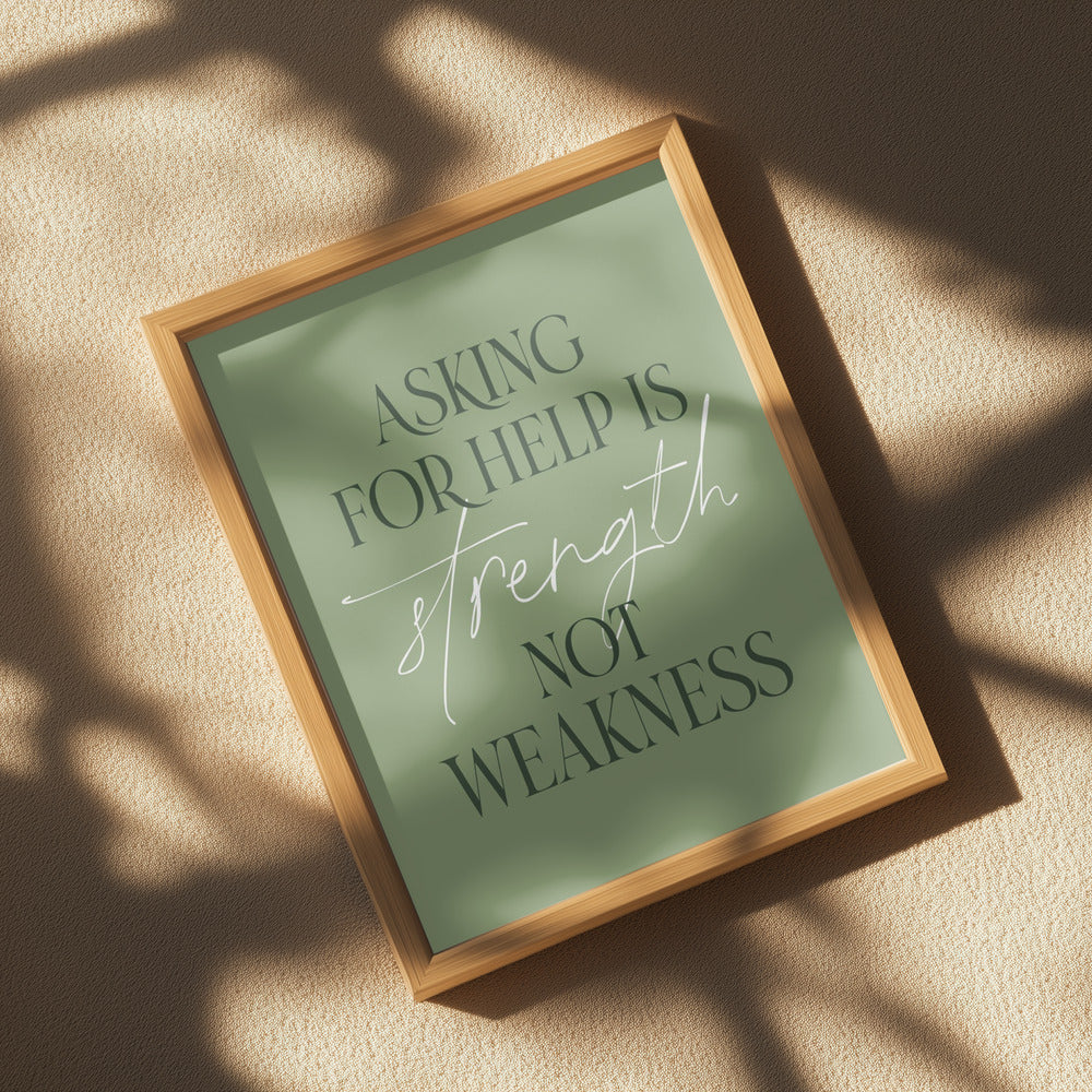 Asking Help Poster och Canvastavla