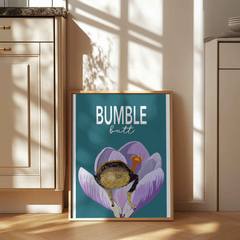 Bumble Butt Poster och Canvastavla