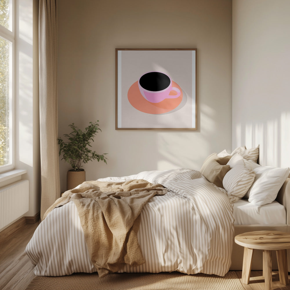 More Espresso Less Depresso Poster och Canvastavla