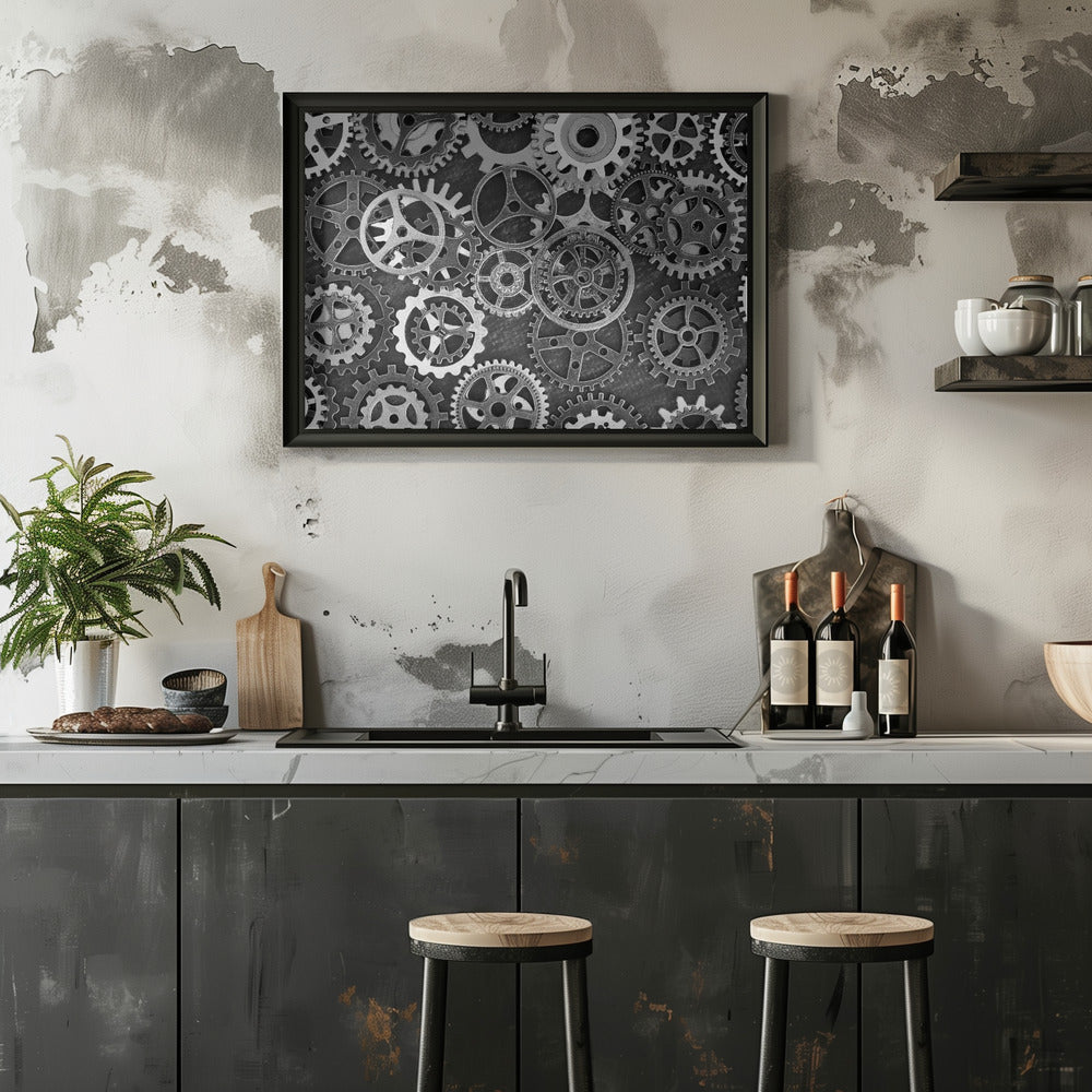 just a cog in the wheel Poster och Canvastavla