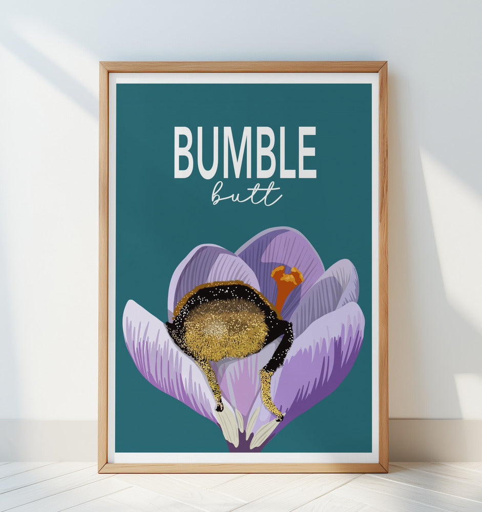Bumble Butt Poster och Canvastavla