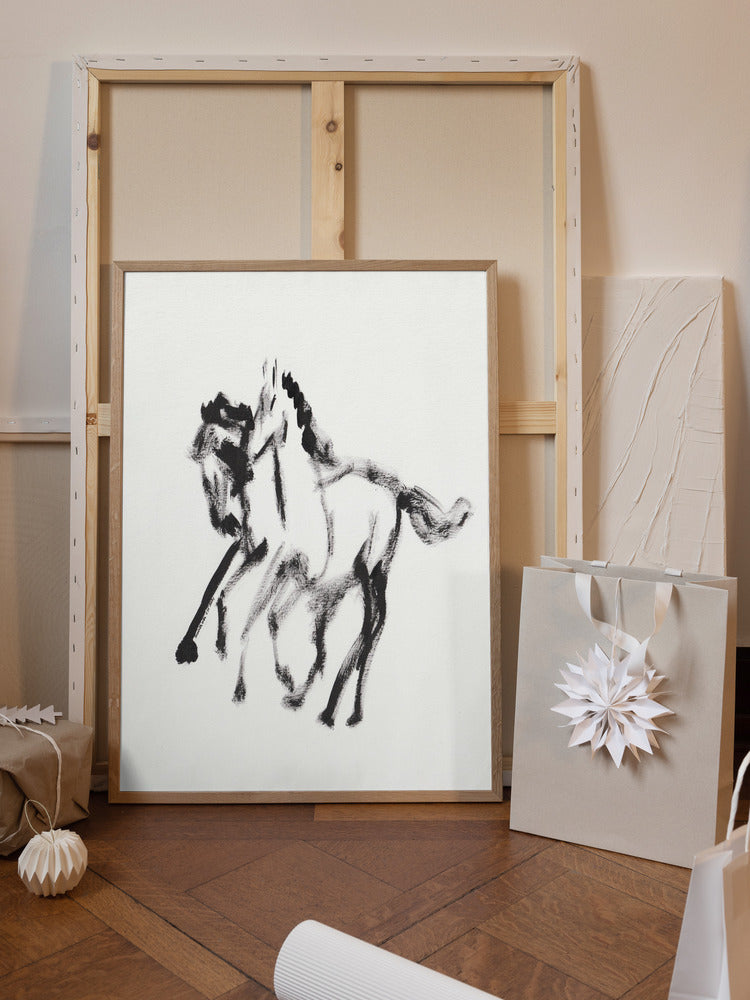 Horse 128 Poster och Canvastavla