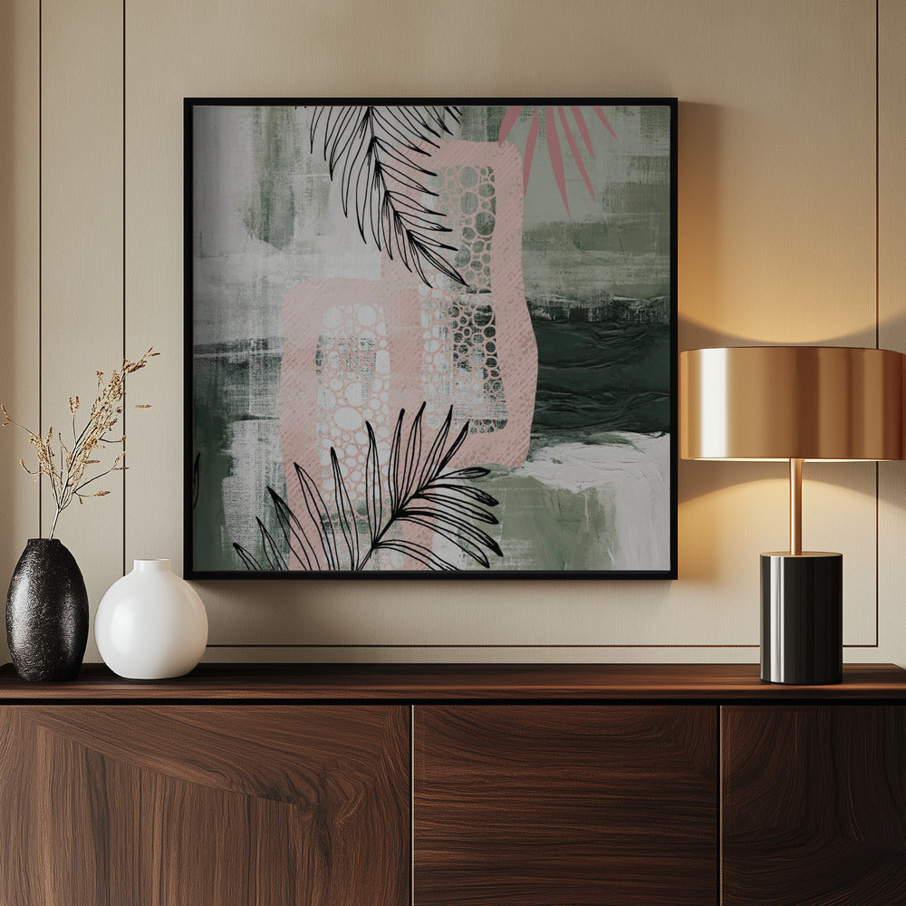 Verdant Blush 3 Poster och Canvastavla