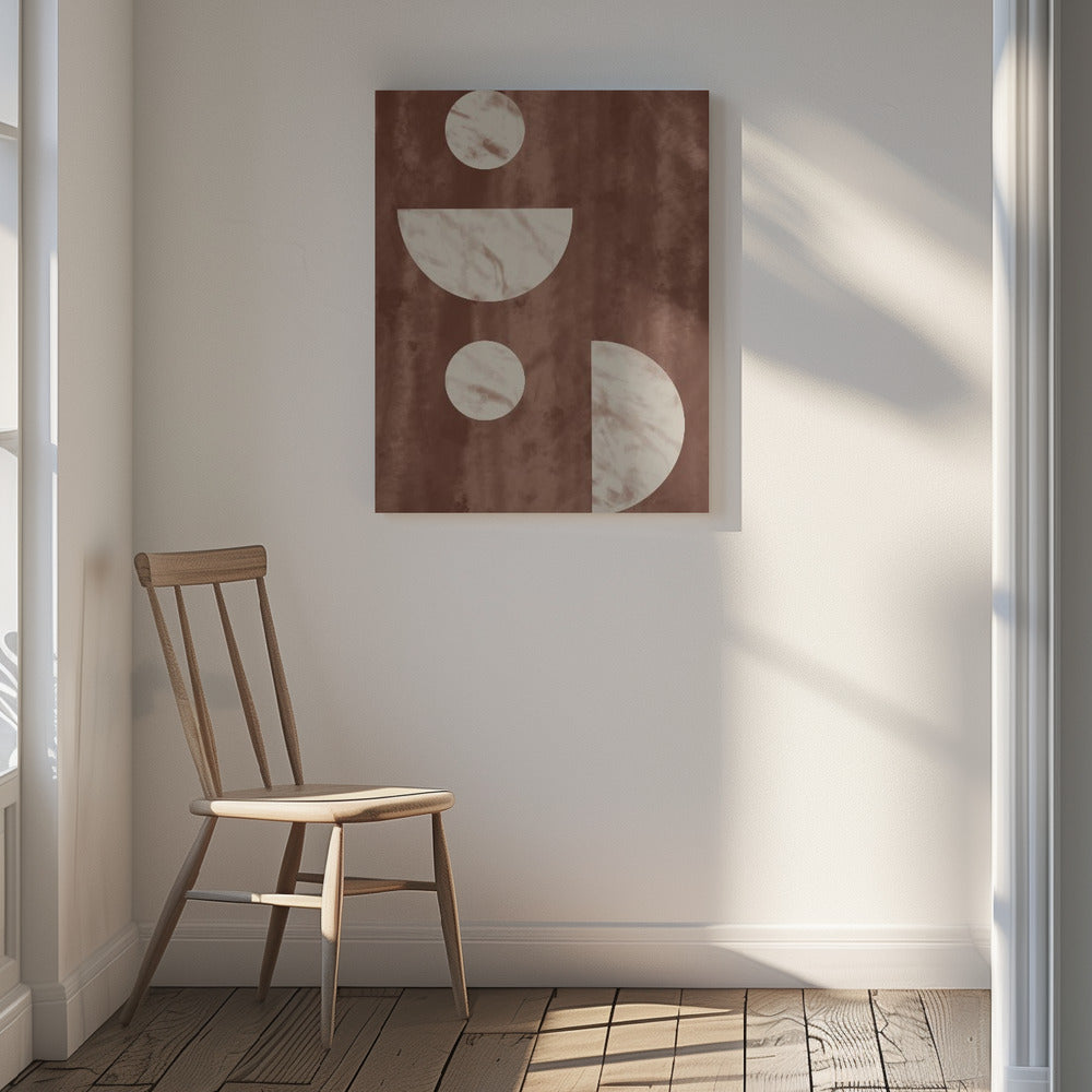 Geo Marble Poster och Canvastavla