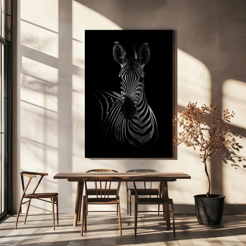 The Zebra Poster och Canvastavla