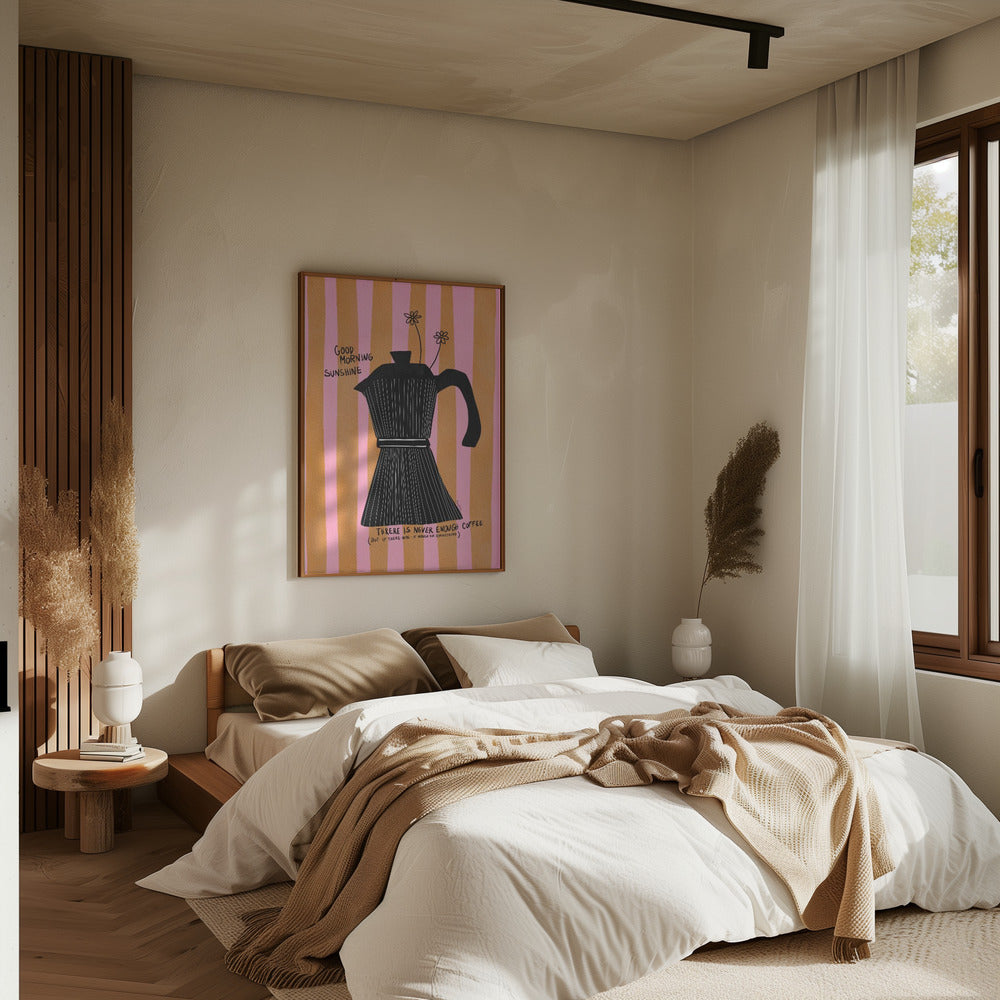 Mocca Coffee Sunshine Poster och Canvastavla