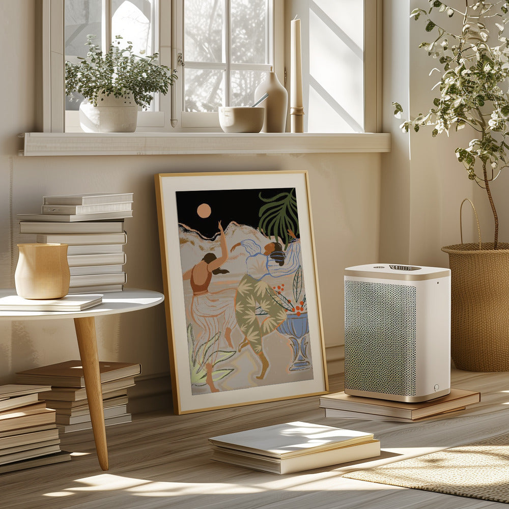 Moonlightdance Poster och Canvastavla