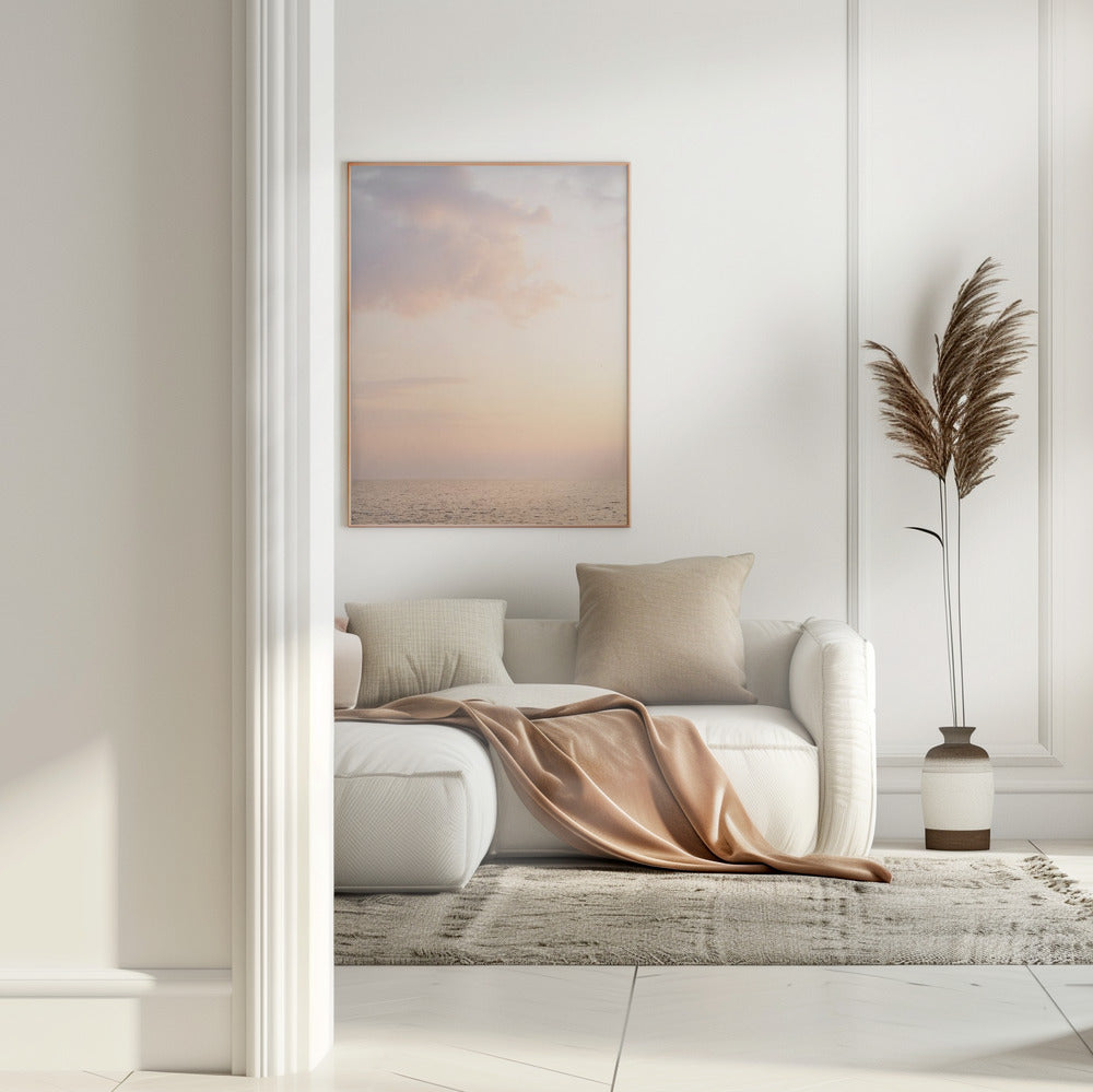 Pastel Color Sunset Poster och Canvastavla