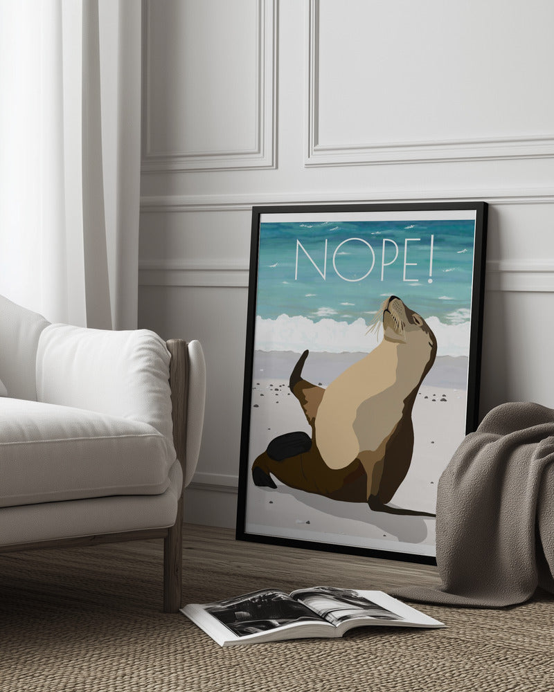 Nope! Poster och Canvastavla