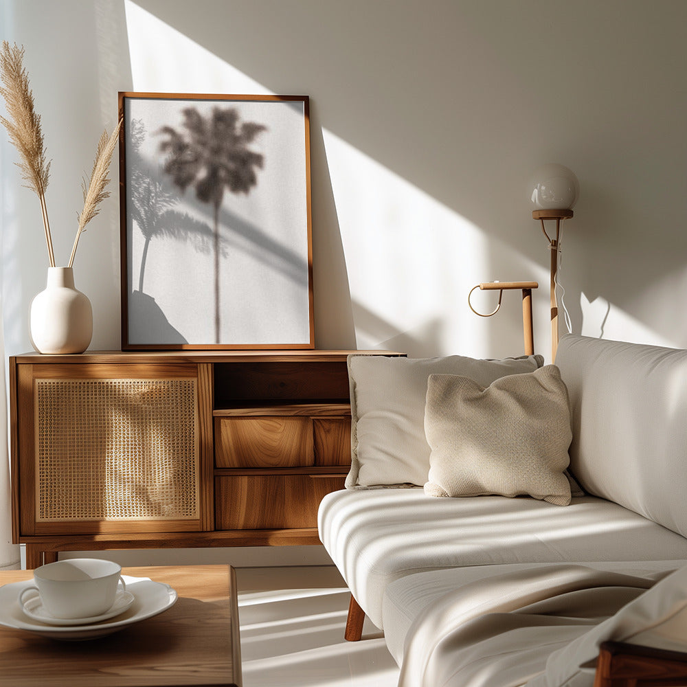 Palm Blury Poster och Canvastavla