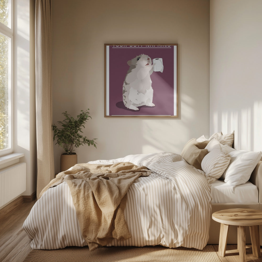 Your Butt Napkins MiLady Poster och Canvastavla