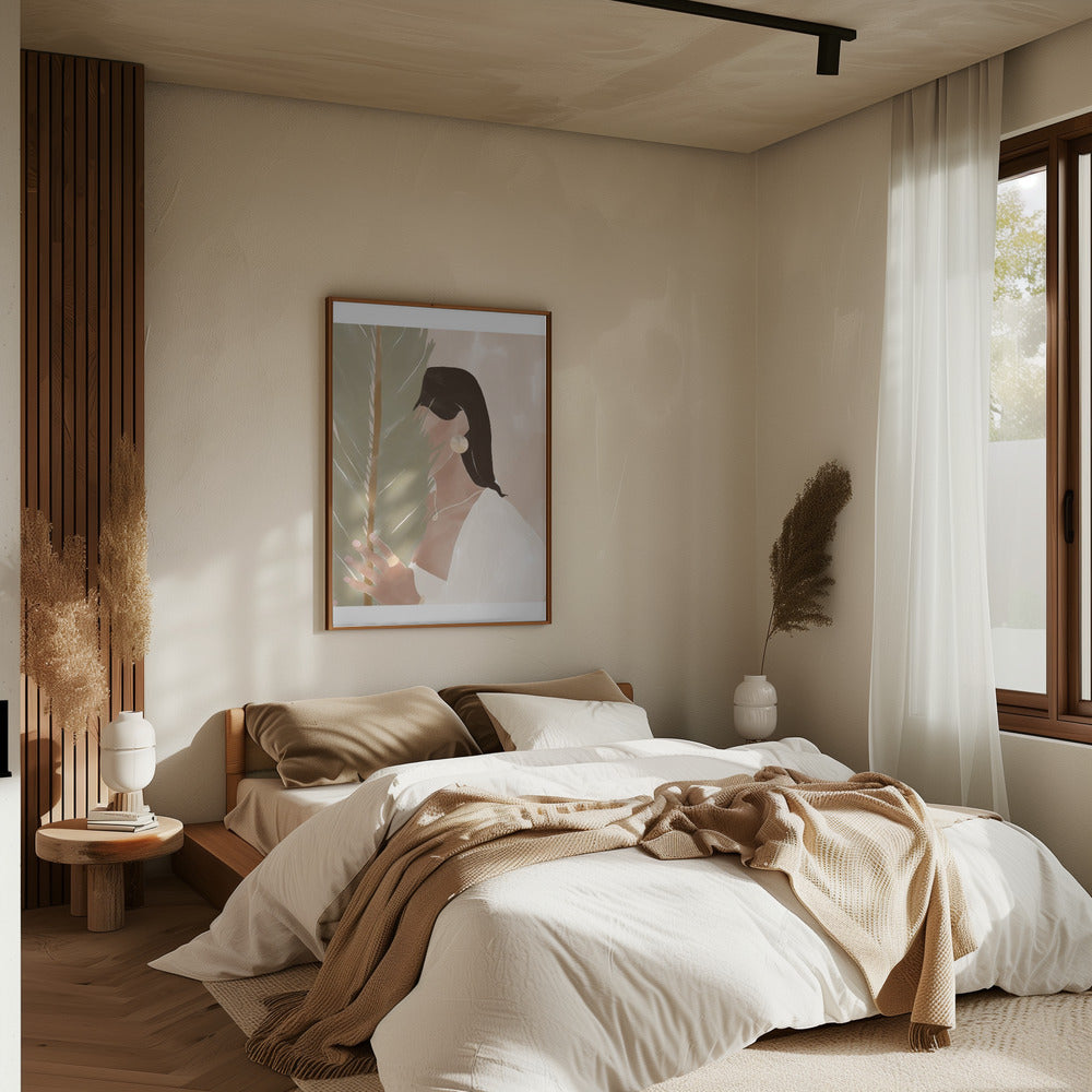 Plant Girl Poster och Canvastavla