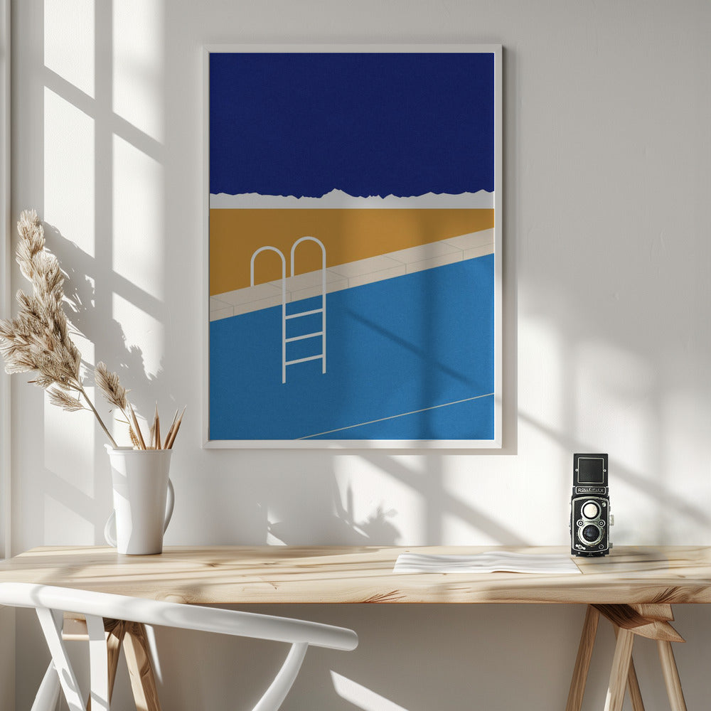 Desert Pool Poster och Canvastavla