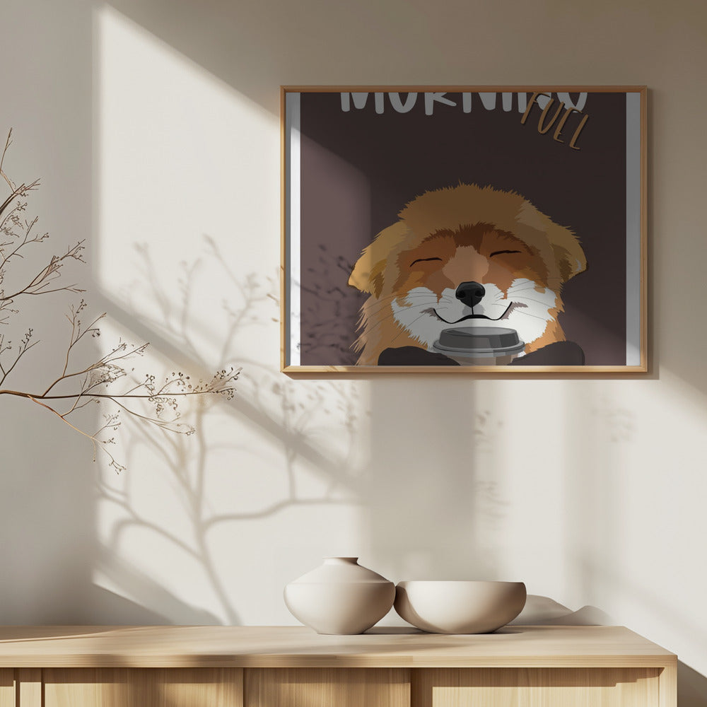 Morning Fuel Poster och Canvastavla