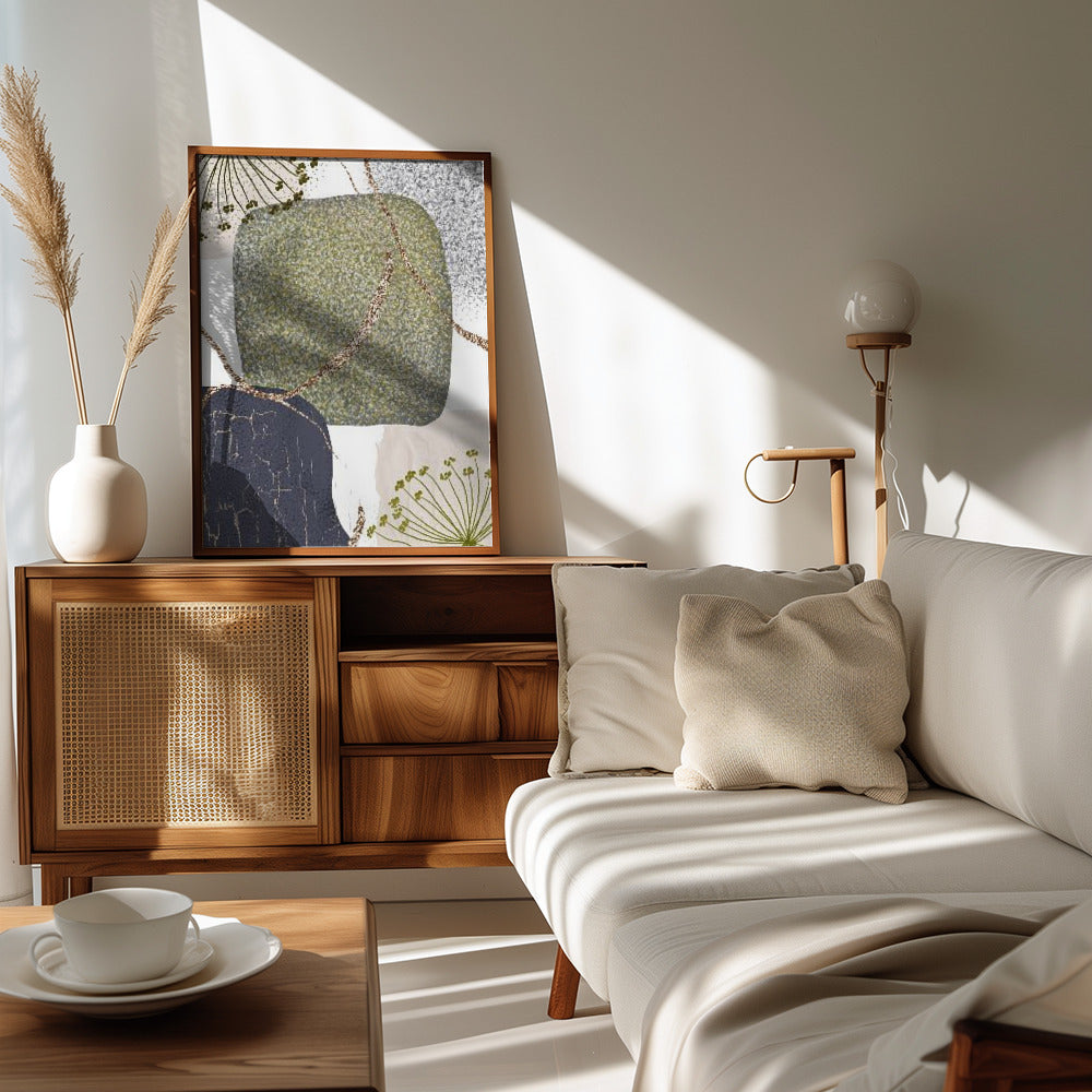 Green-Grey-2 Poster och Canvastavla