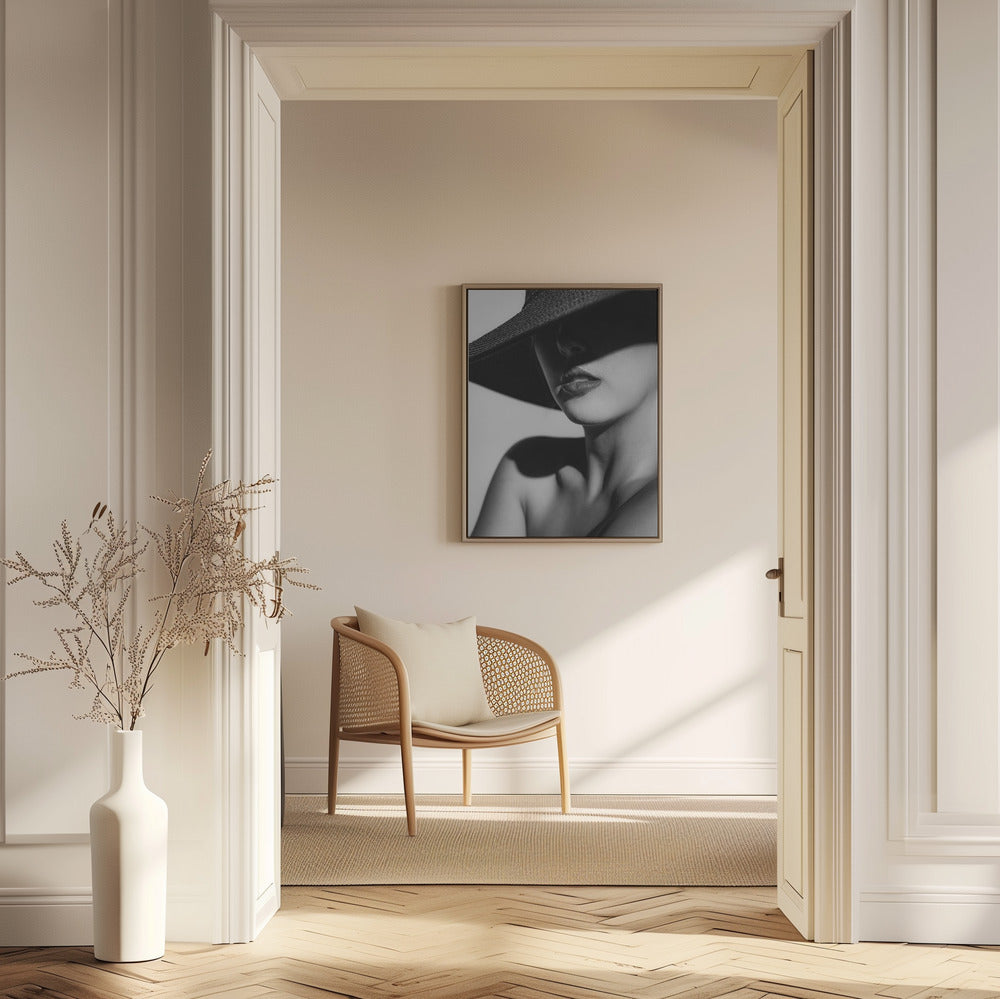 Hat and Shadow Poster och Canvastavla