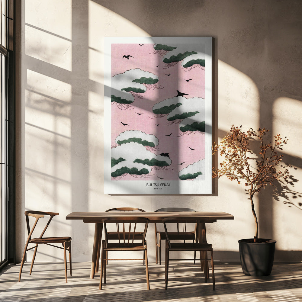 Pink Sky Poster och Canvastavla
