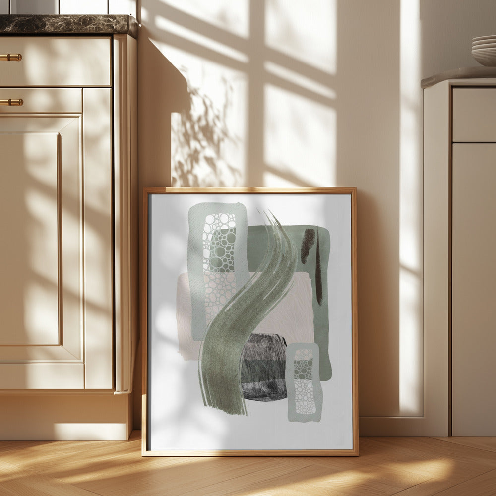 Shadows of Emerald-3 Poster och Canvastavla