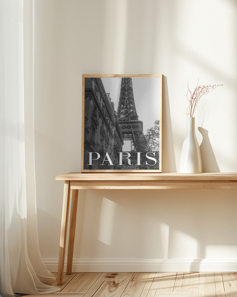 Paris Text 1 Poster och Canvastavla