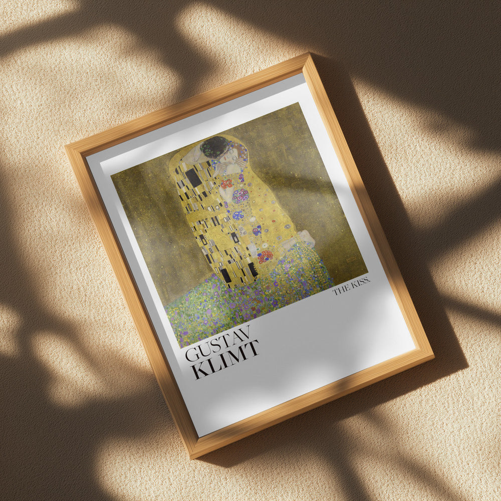 The Kiss (1907–1908) Poster Poster och Canvastavla