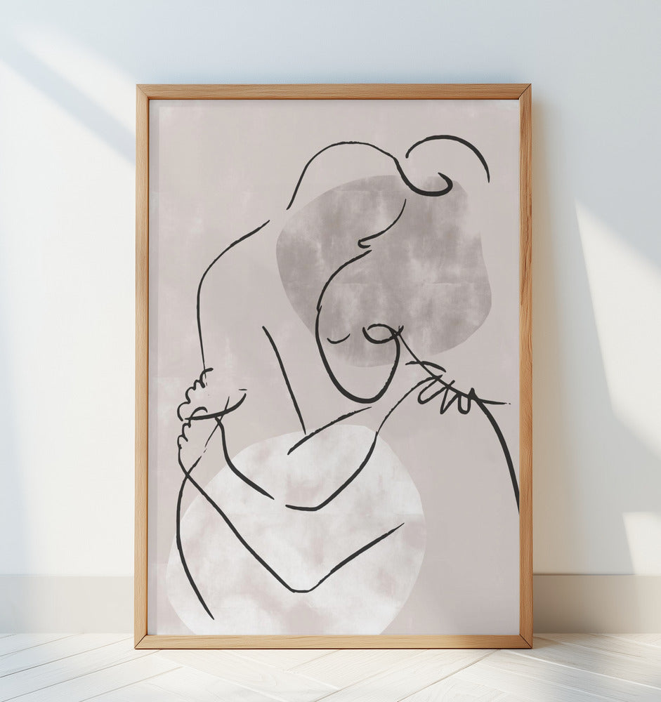 The Hug Poster och Canvastavla